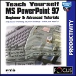 Teach Yourself MS PowerPoint 97 PC CDROM software