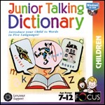 Junior Talking Dictionary PC CDROM software