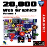 20000 Web Graphics Volume 1 PC CDROM software